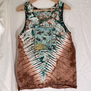 RARE 2007 NW Folklife Festival Limited Edition Seattle Center Tank Tie Dye PNW